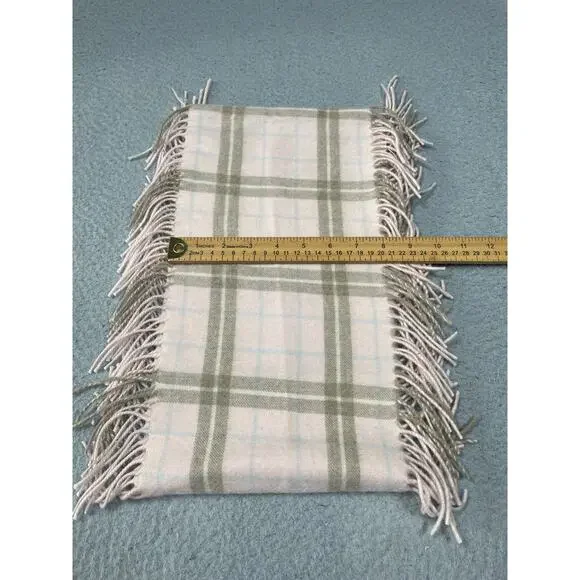 Pure Cashmere Pink Plaid Scarf - Picture 3 of 7